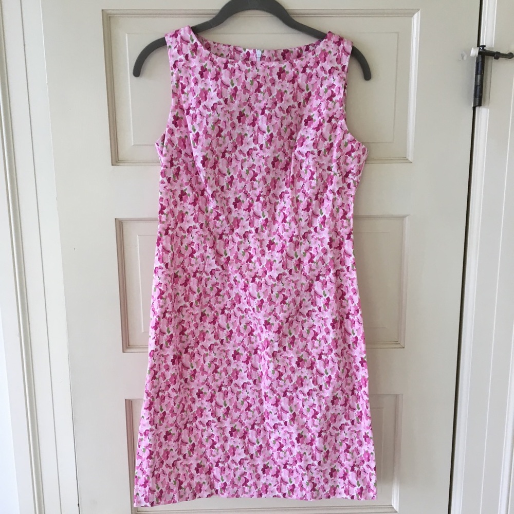 Vintage Pink Floral Dress Sz 6